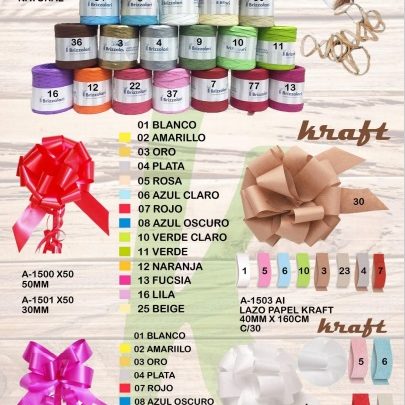 Cintas, Lazos y Rafia Brizzolari