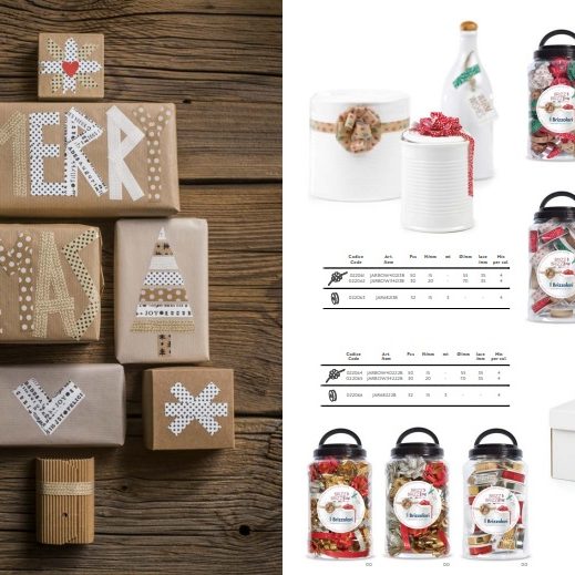 Cintas y Estrellas Navidad Jarra Brizzolari