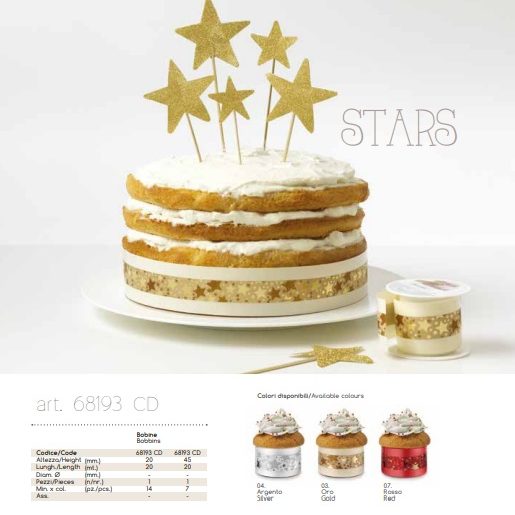 Colección pasteleria cinta Navidad Brizzolari