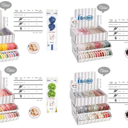 Lazos expositores Navidad Brizzolari