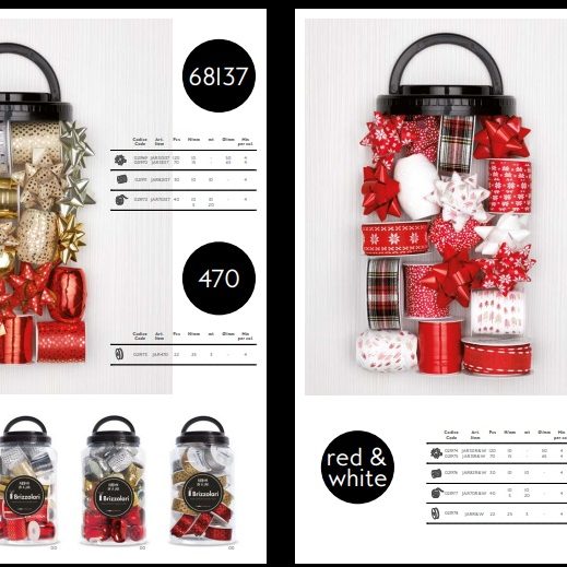 Surtido Navidad Estrellas Cintas Jarras Brizzolari