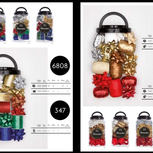 Surtido Navidad estrellas y cintas Jarras Brizzolari