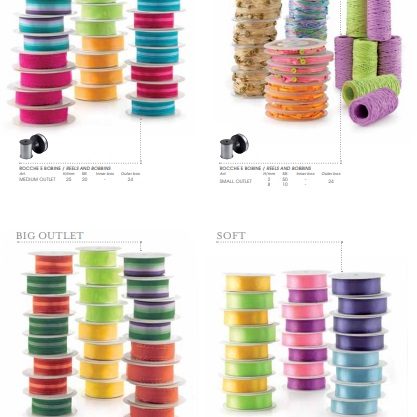 Surtido cintas textil lisas Outlet Brizzolari