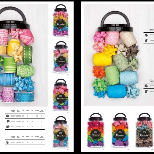 Surtido estrellas Rafia Cintas Jarras Brizzolari