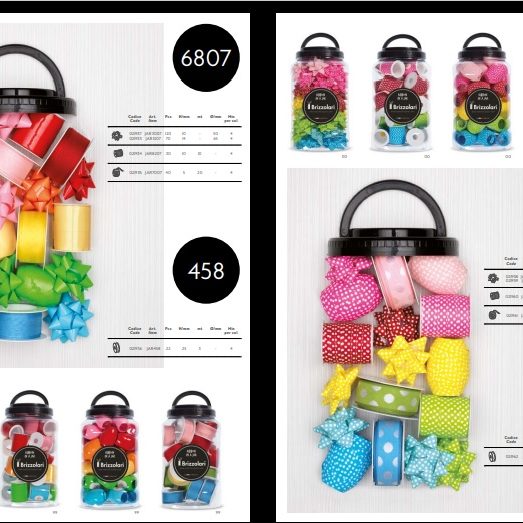 Surtido estrellas cintas y jarras Brizzolari