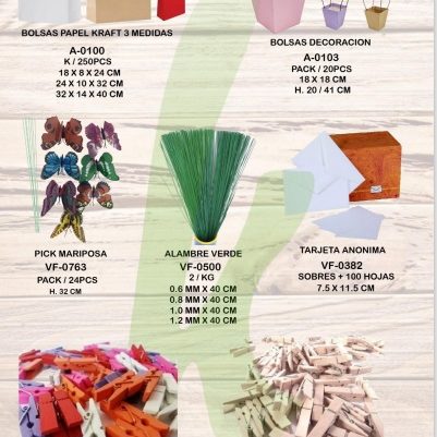 bolsas y pinzas Kalbert